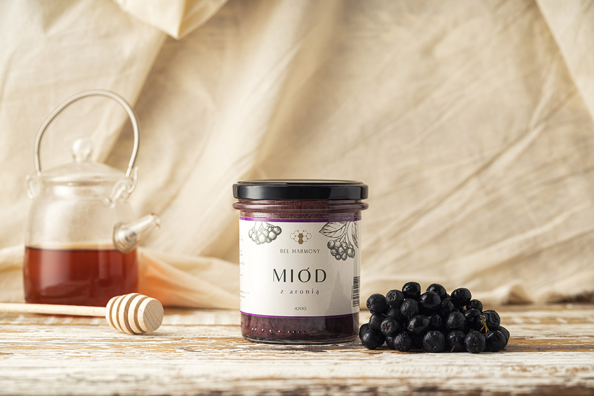 miód z aronia BeeHarmony