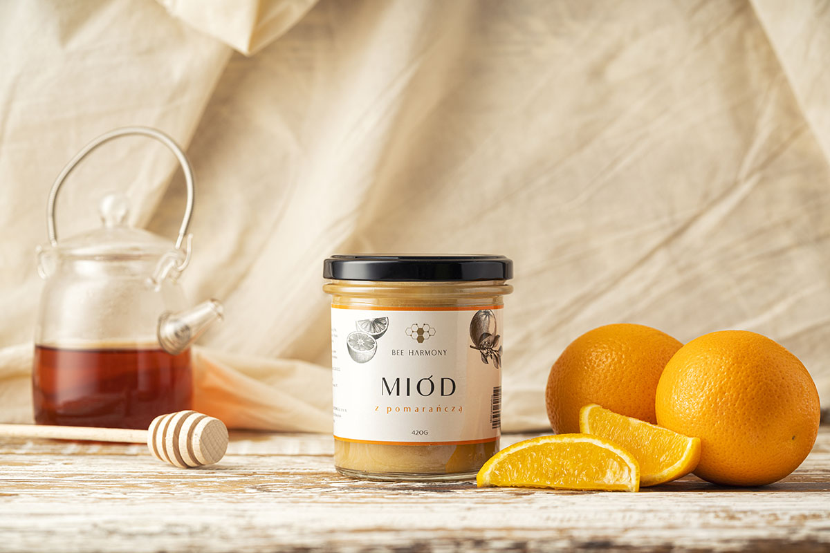 miód pomarańcza BeeHarmony